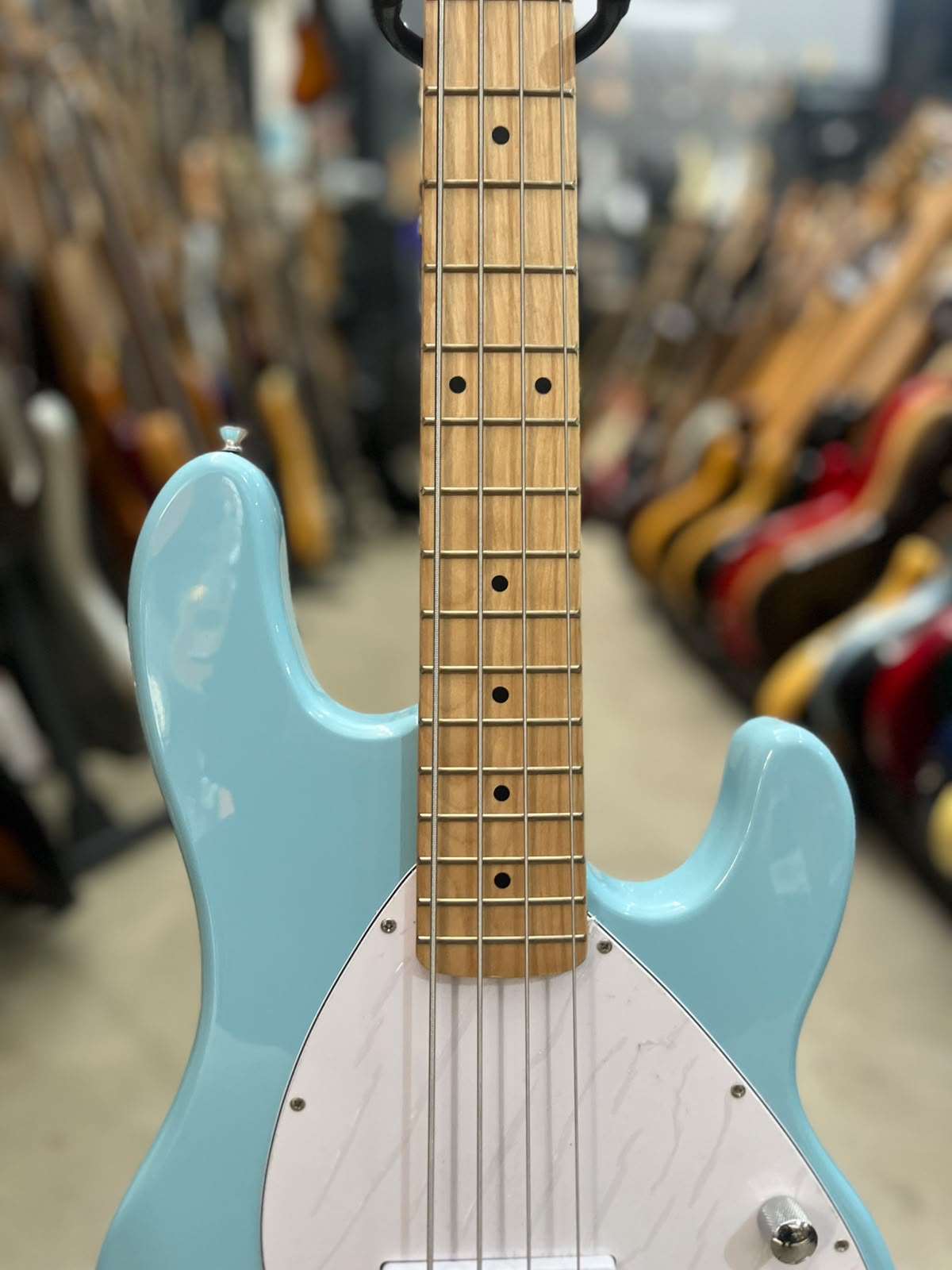 Baixo Waldman Bass MB100 LB 4 CORDAS AZUL BEBE miniatura 5