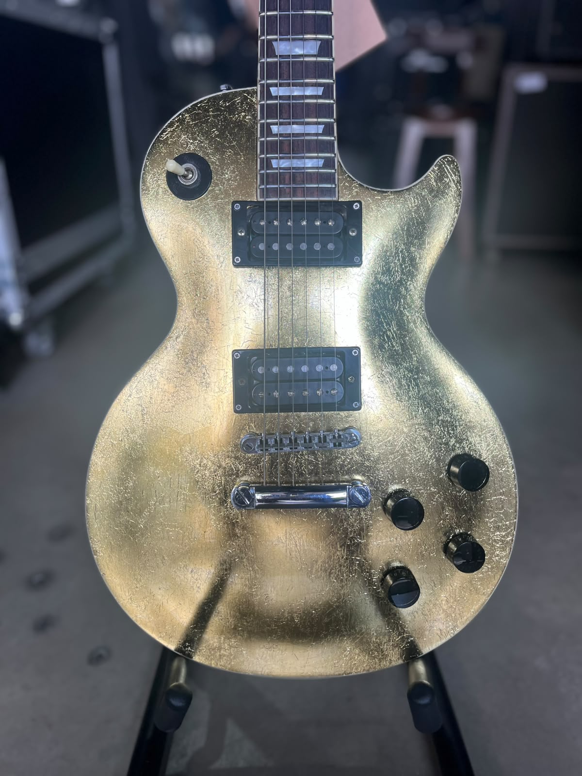 Guitarra Epiphone Les Paul standard dourada