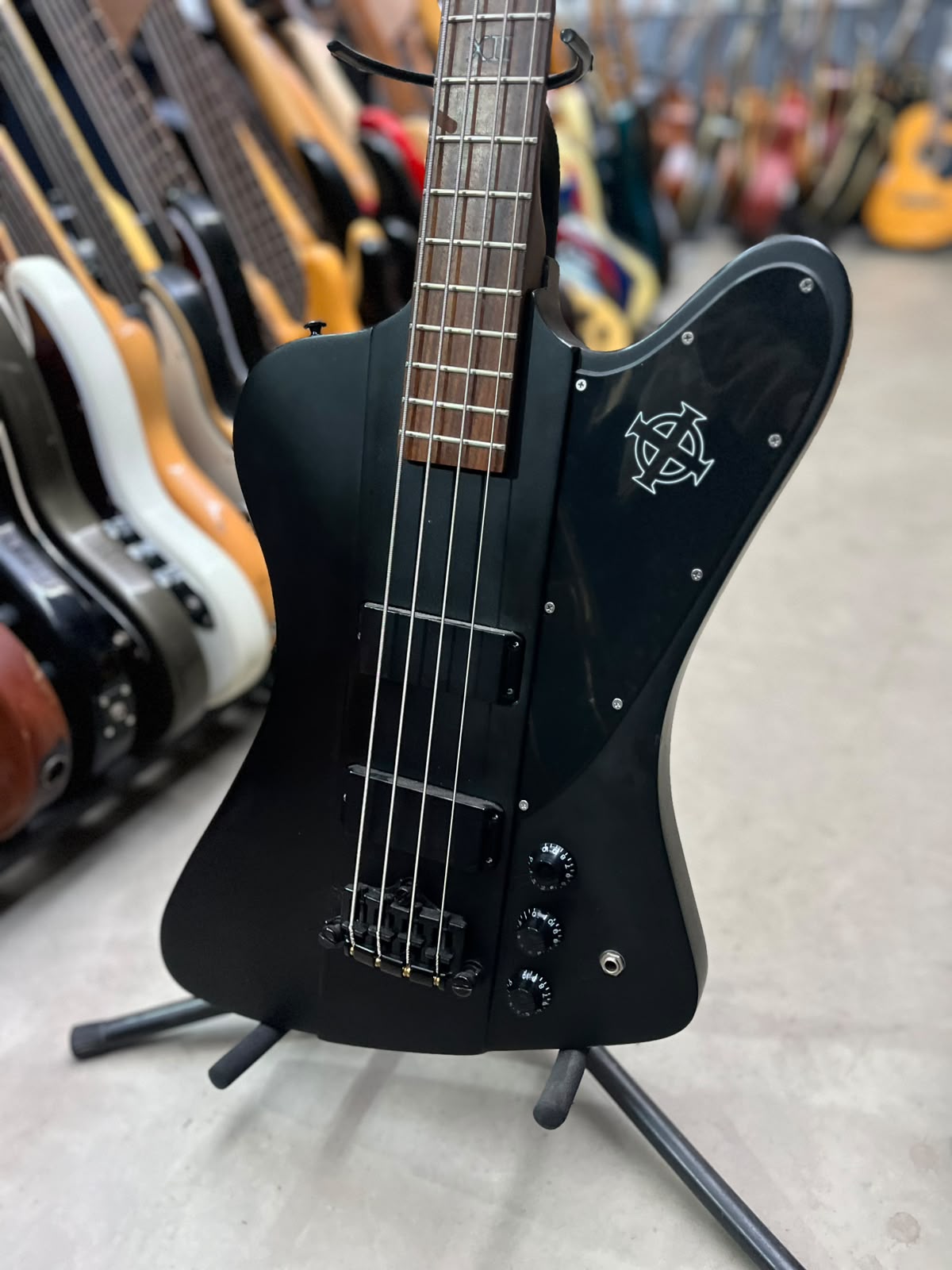 Baixo Epiphone Preto Fosco 4 cordas miniatura 2