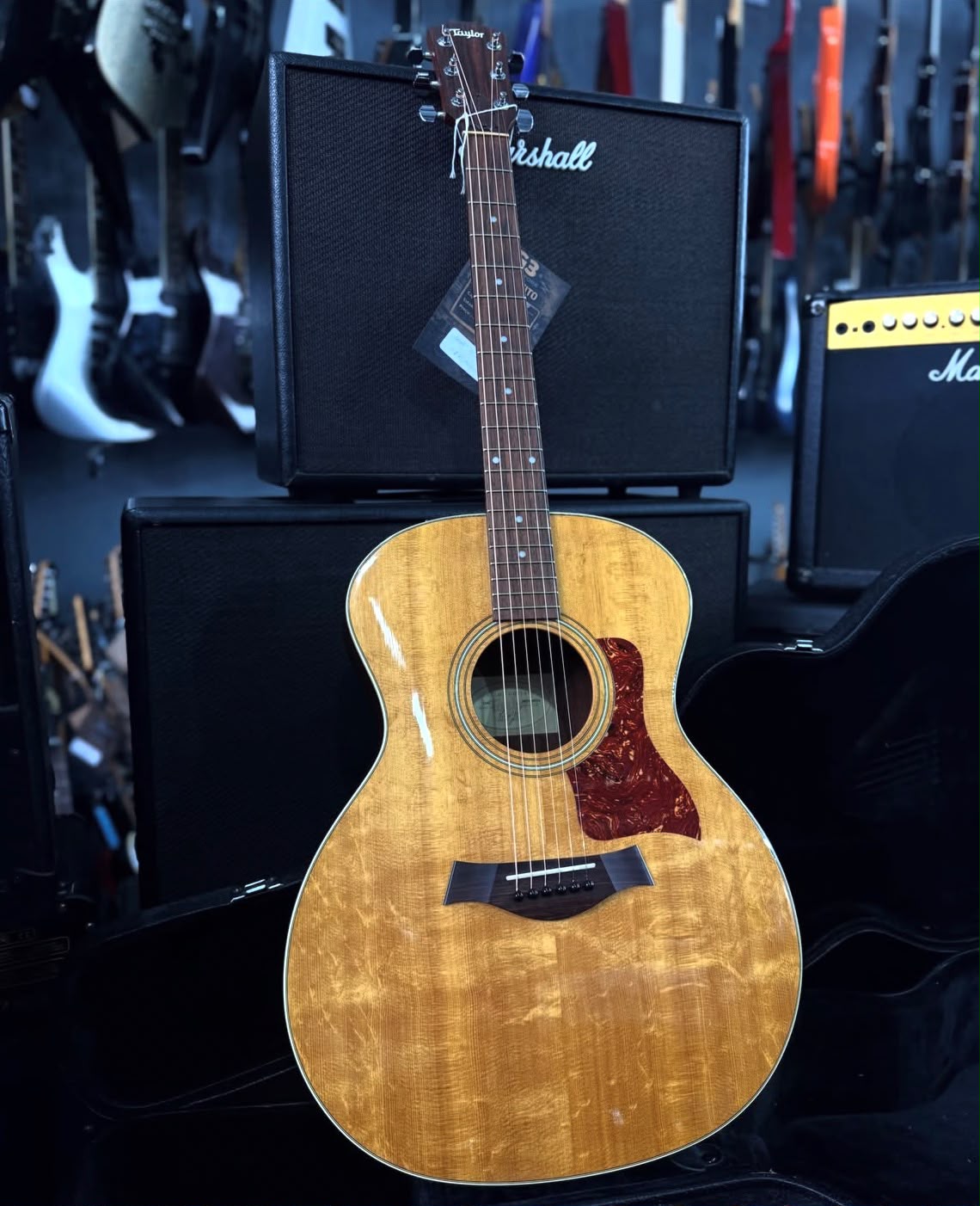 VIOLÃO TAYLOR 214C NATURAL COM CASE
