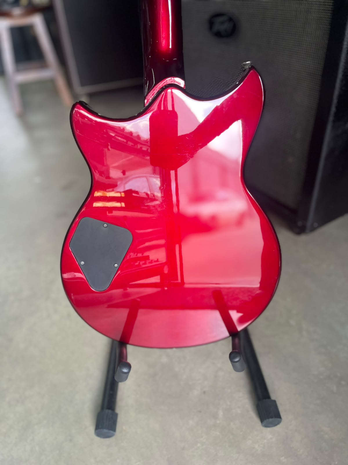 GUITARRA  YAMAHA VINHO STRATO miniatura 8
