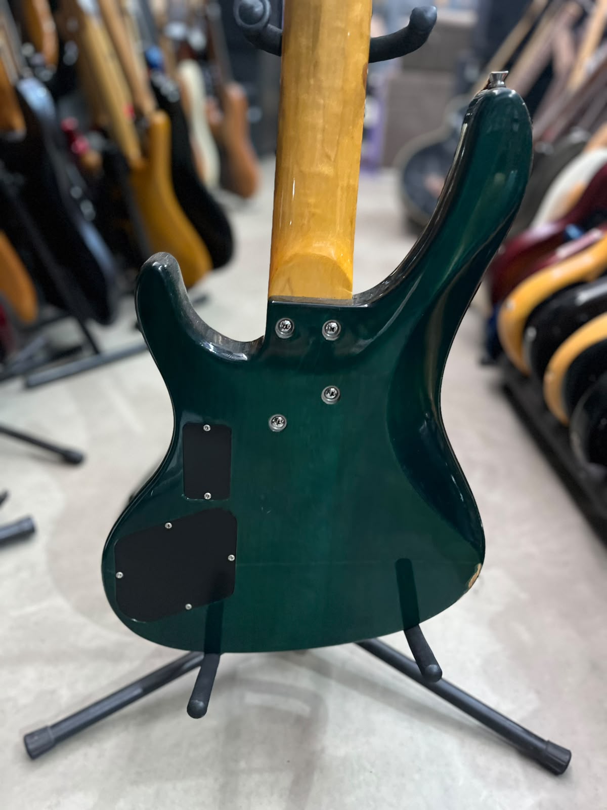 Baixo  Washburn  5 cordas Verde BX500 miniatura 9