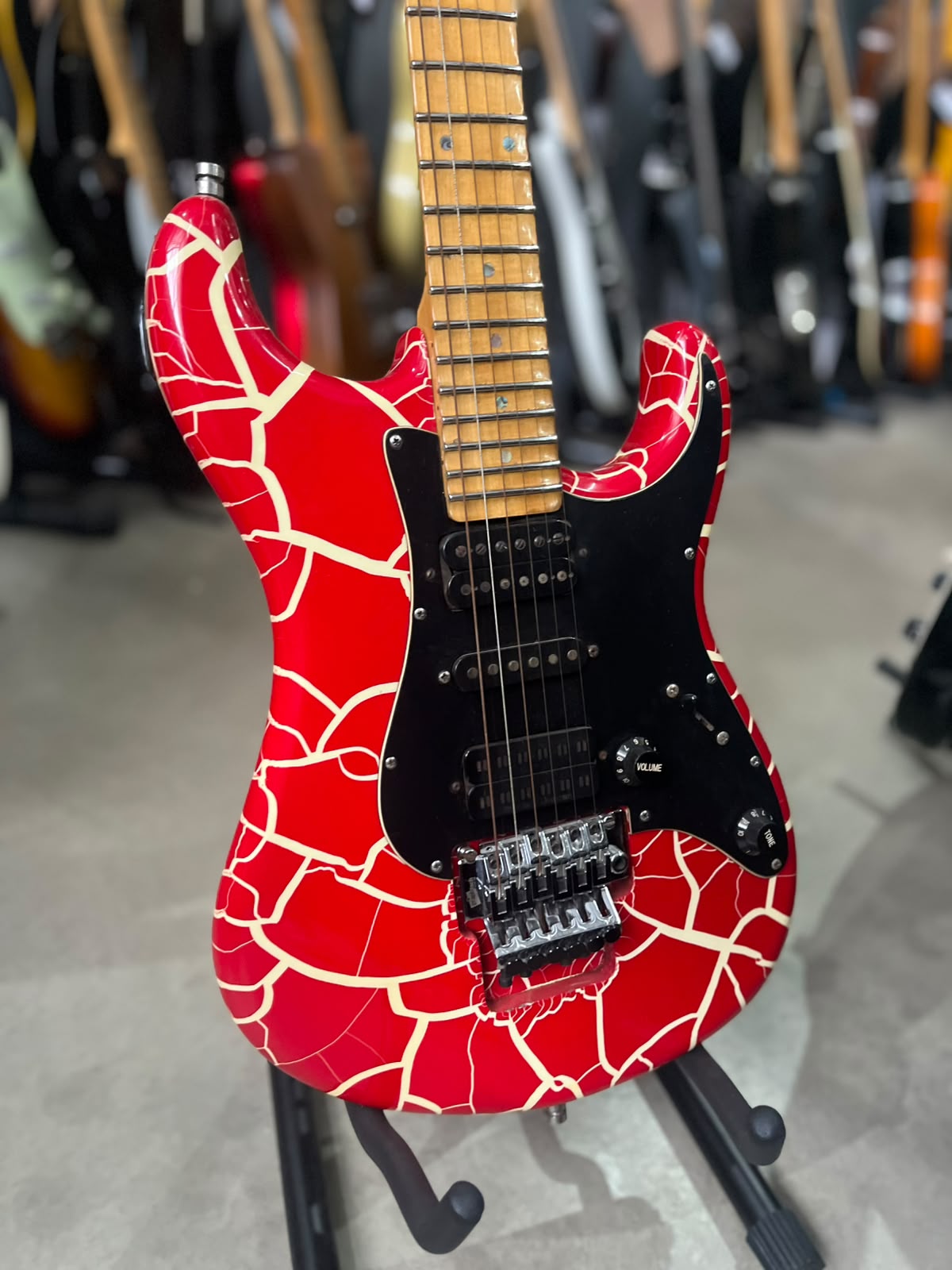 Guitarra Tagima  Modelo : Juninho Afram com Floyd vermelha miniatura 3