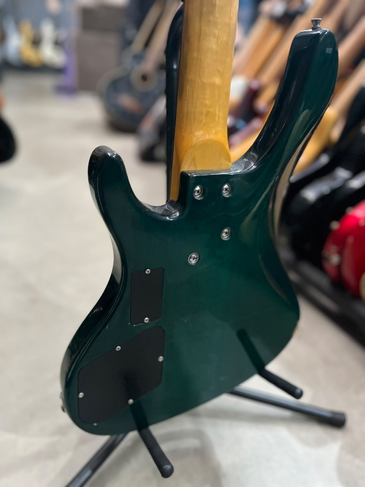 Baixo  Washburn  5 cordas Verde BX500 miniatura 8