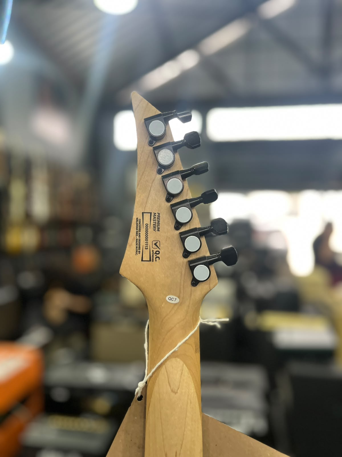 Guitarra Marca Waldman  Modelo: premium Mastery miniatura 6
