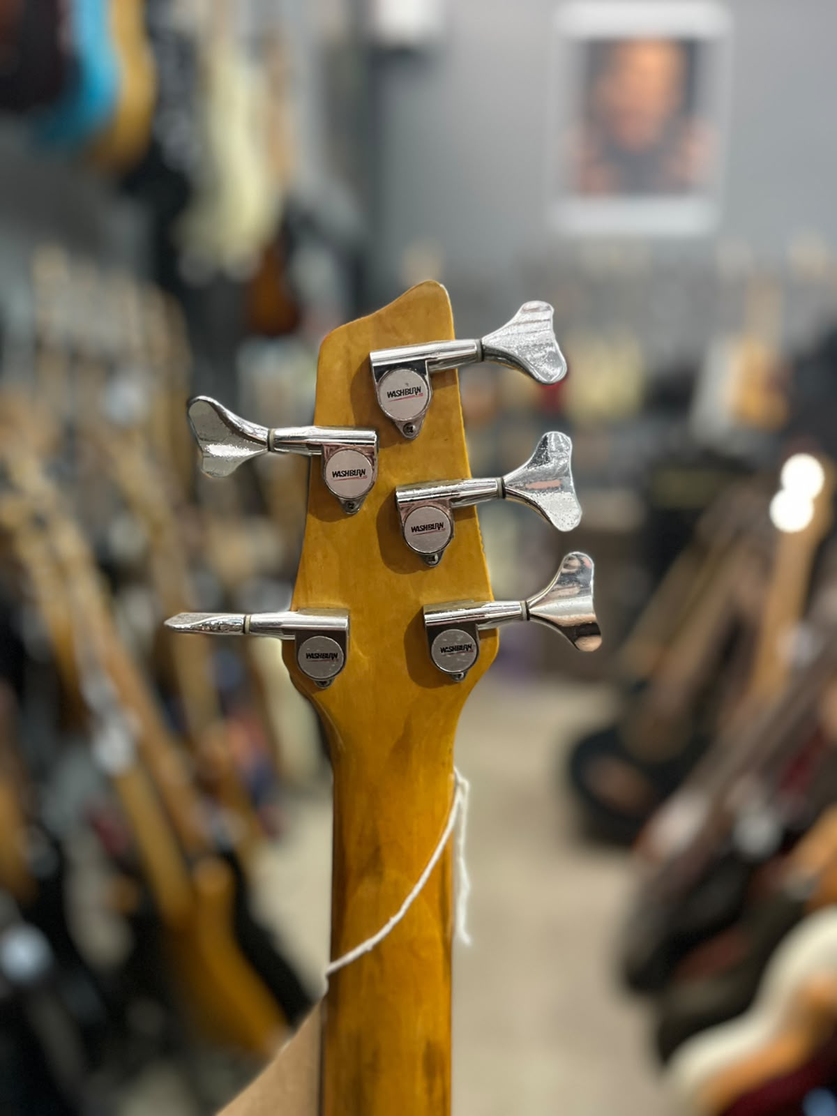 Baixo  Washburn  5 cordas Verde BX500 miniatura 7