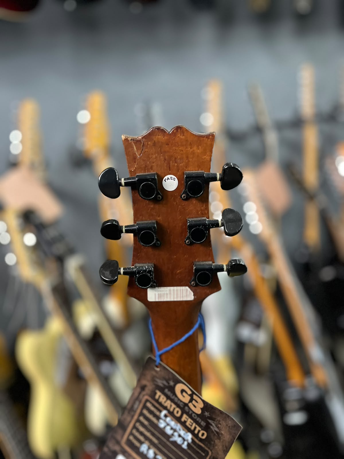 Guitarra Marca Condor JC-501 – Modelo: Semi acústica Madeira miniatura 6
