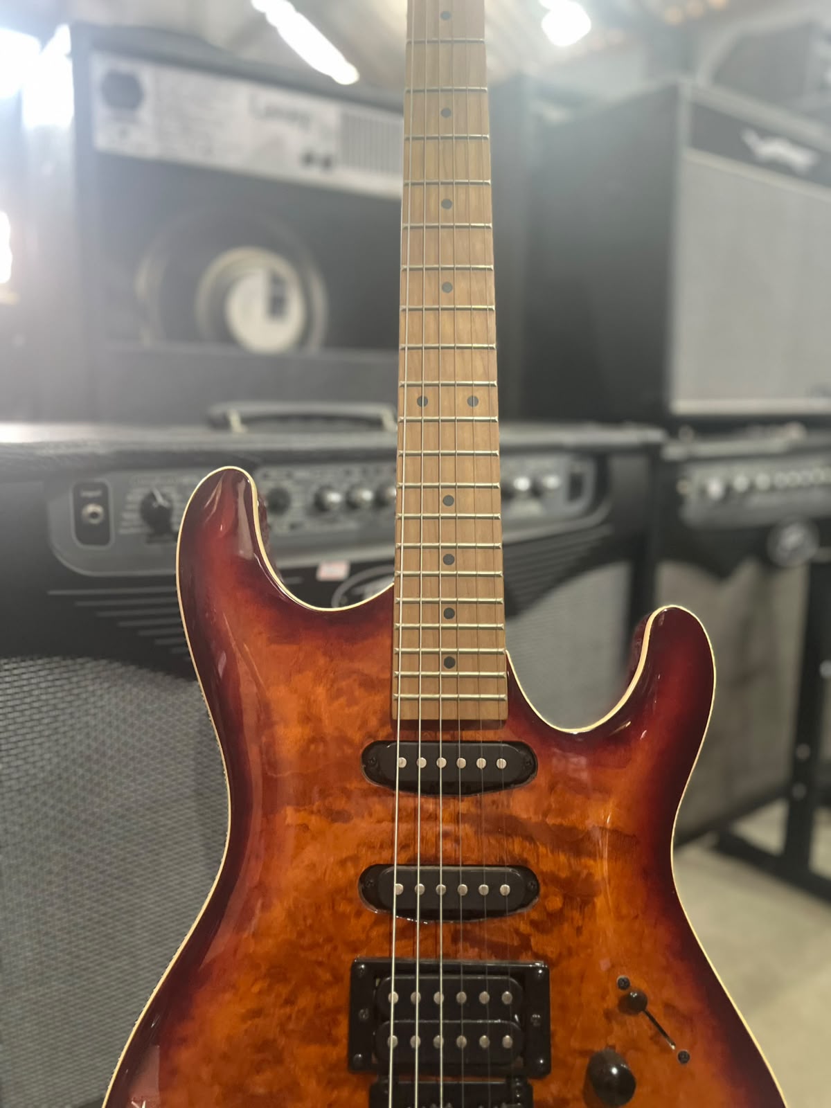 Guitarra Waldman  WIS-160 miniatura 5