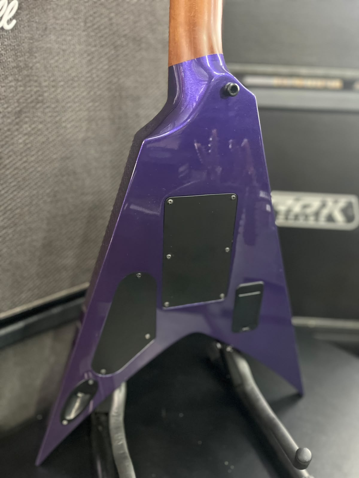GUITARRA SOLAR V 1.6 WOLFMASTER FLYIN V ROXA miniatura 8