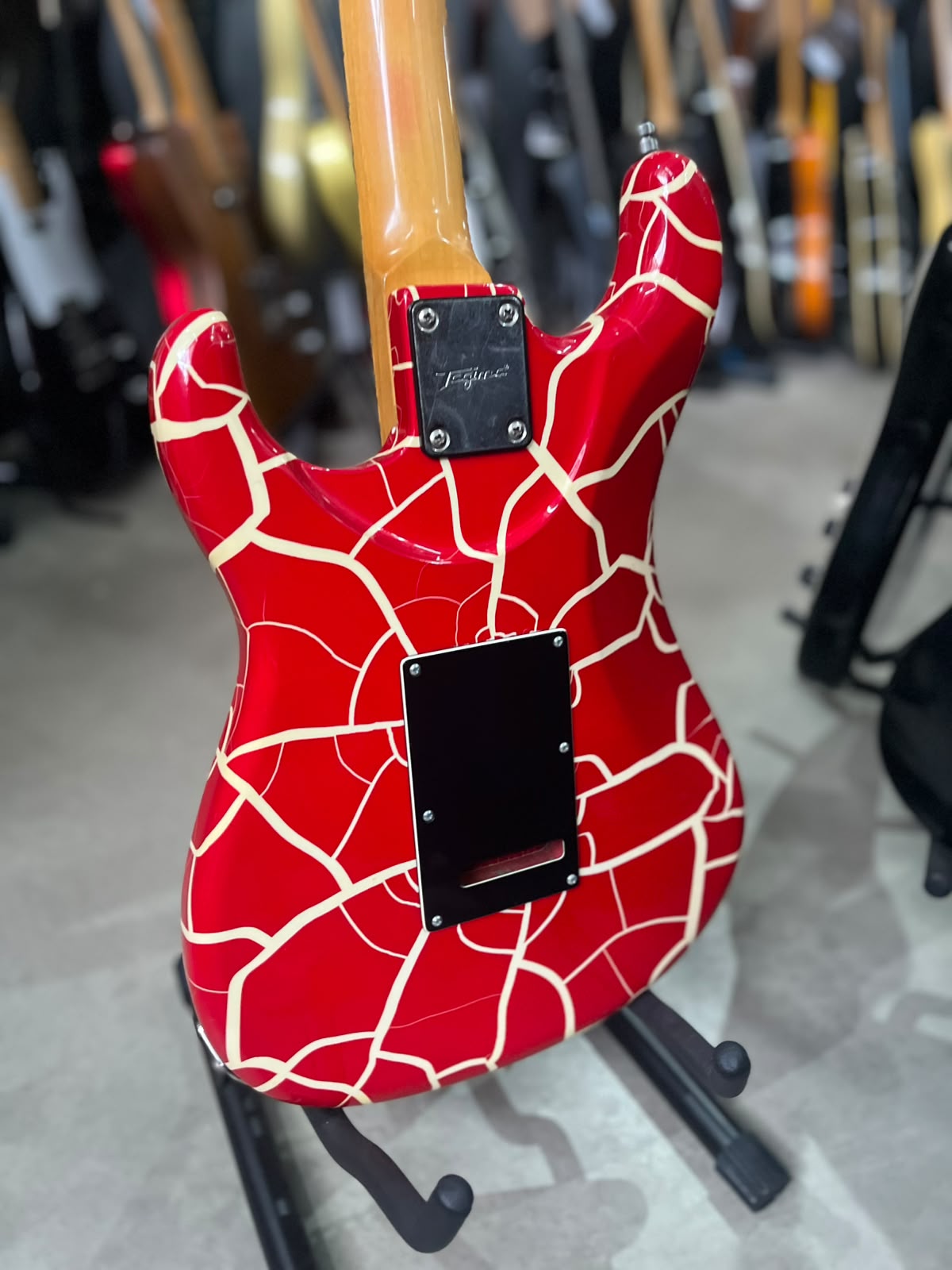 Guitarra Tagima  Modelo : Juninho Afram com Floyd vermelha miniatura 9