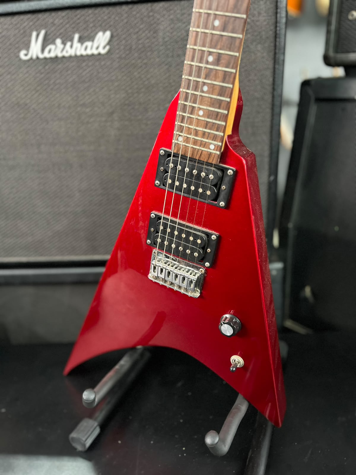 Guitarra Marca Peavey – Modelo: Vortex Vermelha miniatura 3