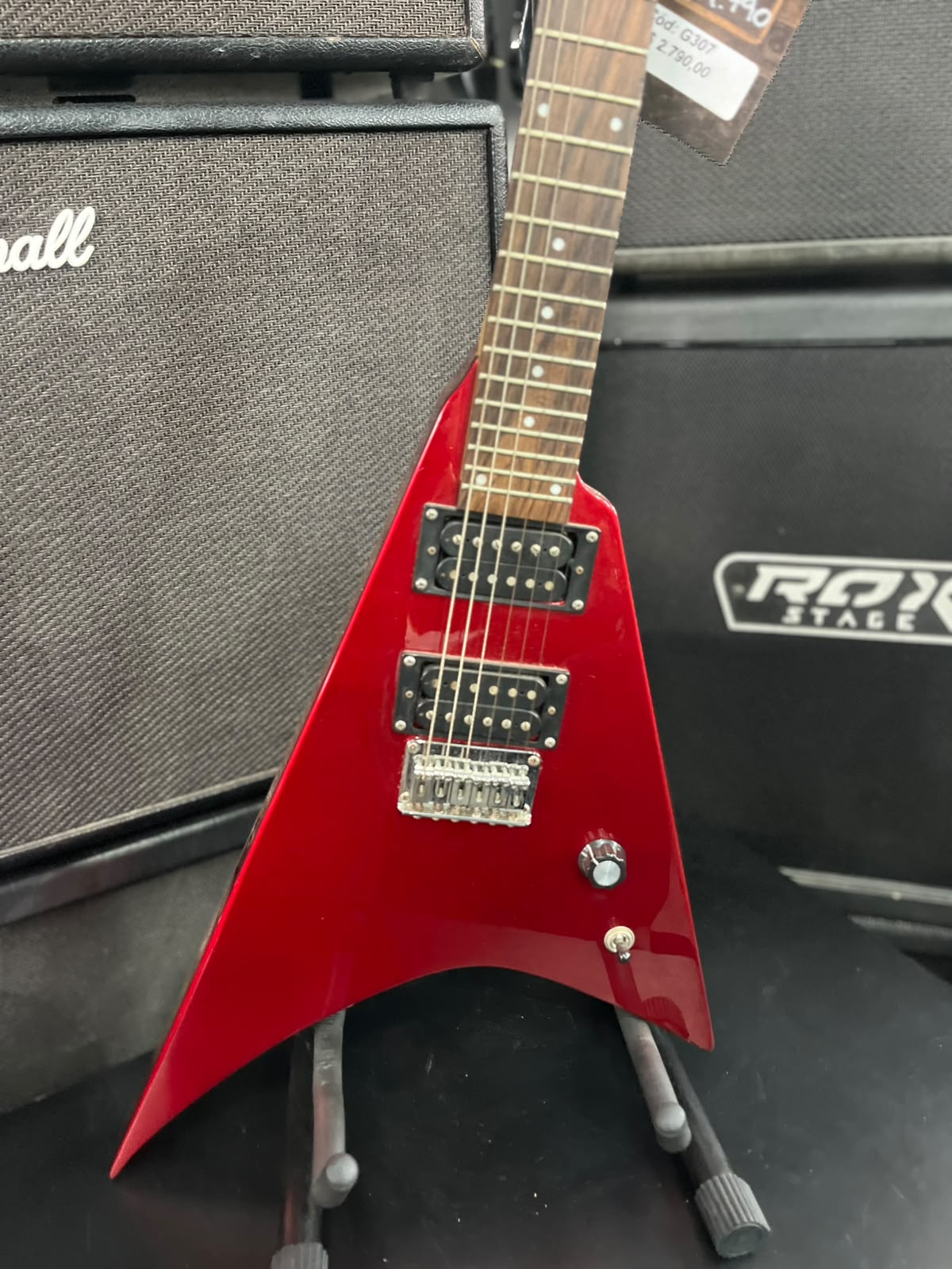 Guitarra Marca Peavey – Modelo: Vortex Vermelha