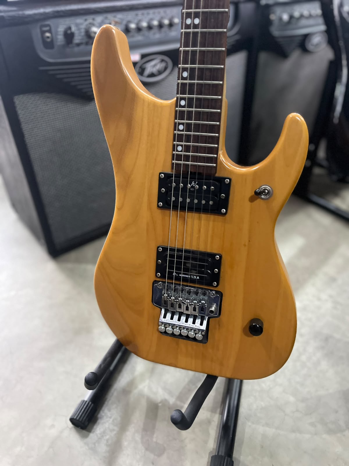 GUITARRA WASHBURN NUNO BETTENCOURT NATURAL COM FLOYD miniatura 2