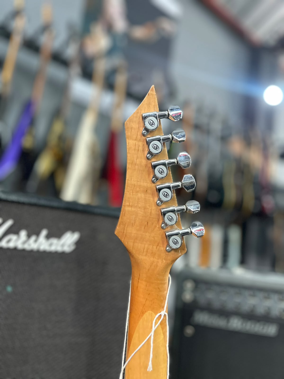 Guitarra Strinberg Flying v CLG 45 Preta miniatura 6