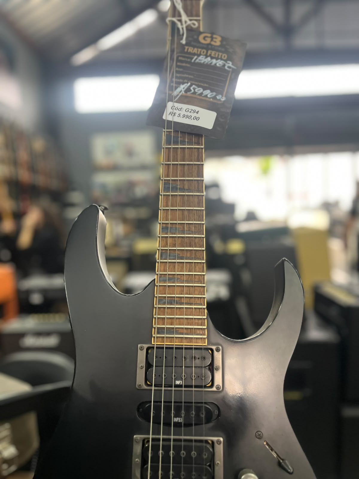 Guitarra Marca Ibanez  RG Series miniatura 4