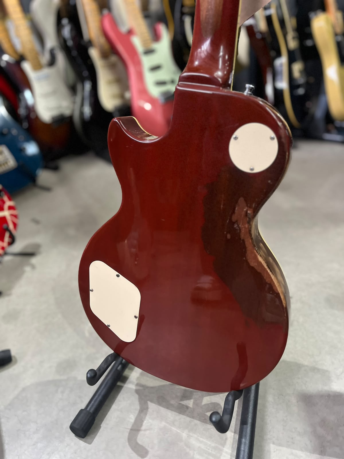Guitarra Epiphone Standard Les Paul  Brown burst miniatura 8