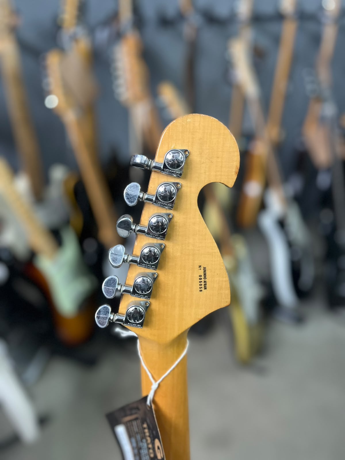 Guitarra Tagima  Modelo : Juninho Afram com Floyd vermelha miniatura 7