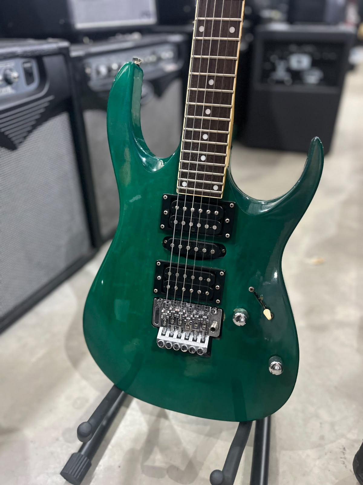 Guitarra Jackson JDR-94 Concept Verde miniatura 2
