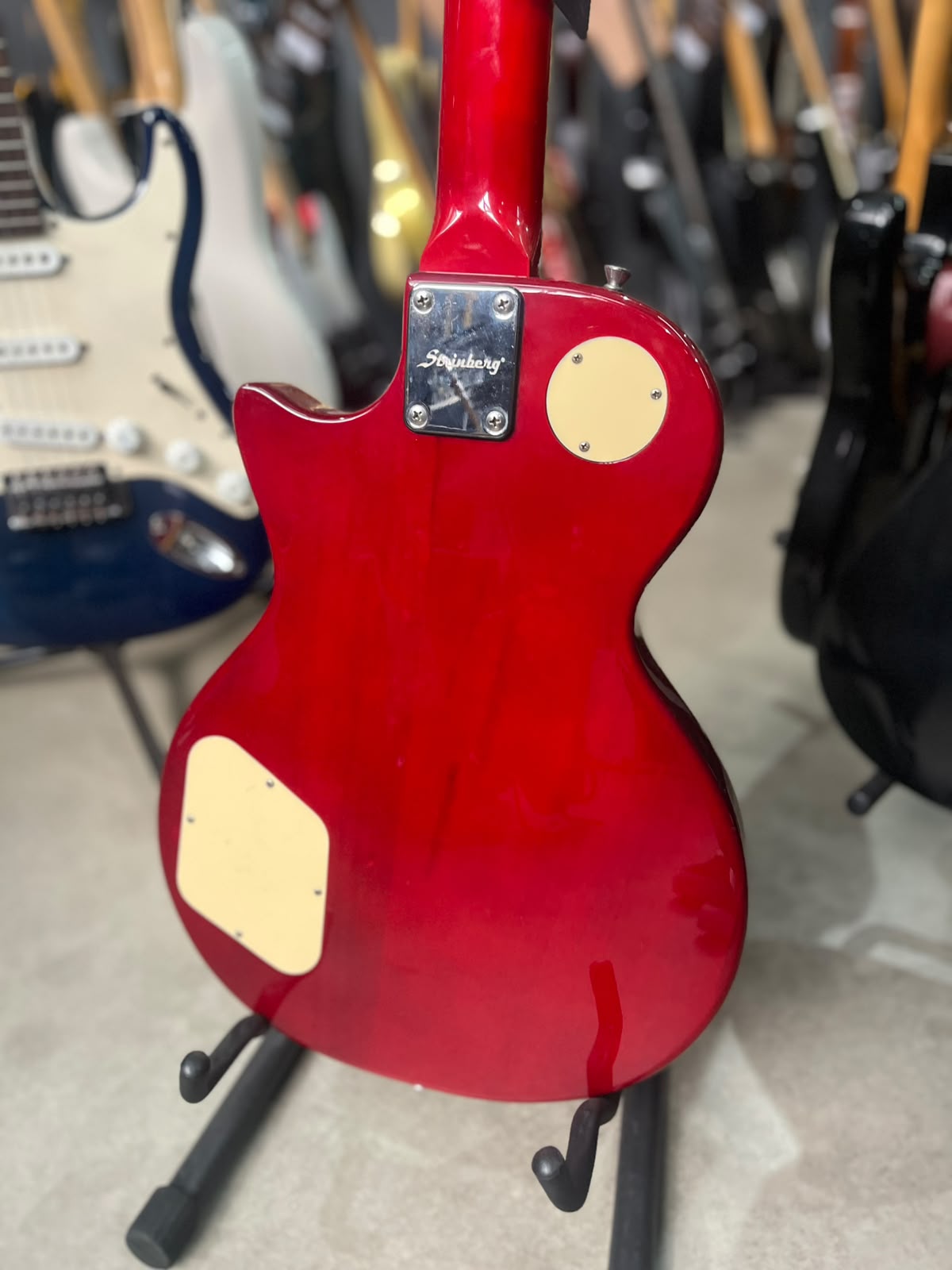 GUITARRA STRINBERG  LES PAUL  LPS 230 CHERRYBURST miniatura 8