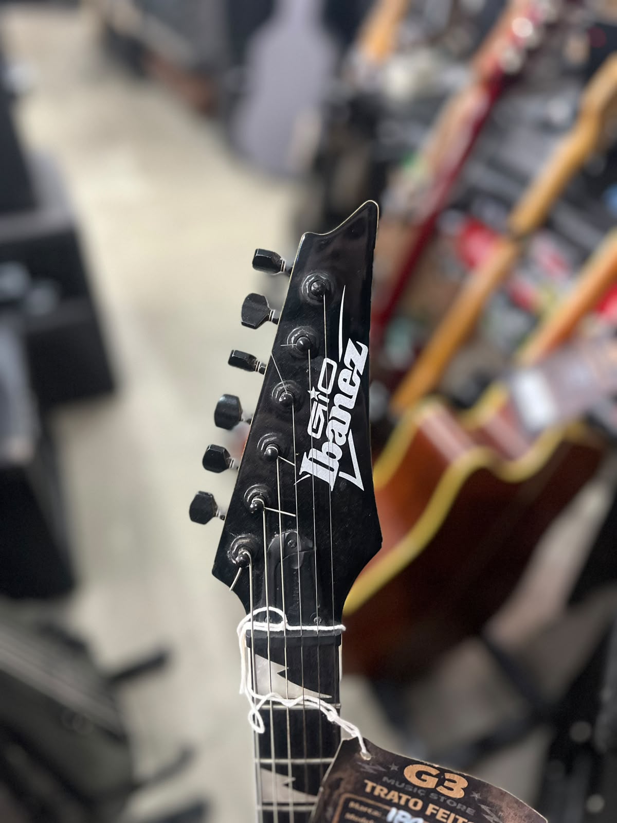 GUITARRA IBANEZ GIO SUPERSTRATO PRETA FOSCA miniatura 6