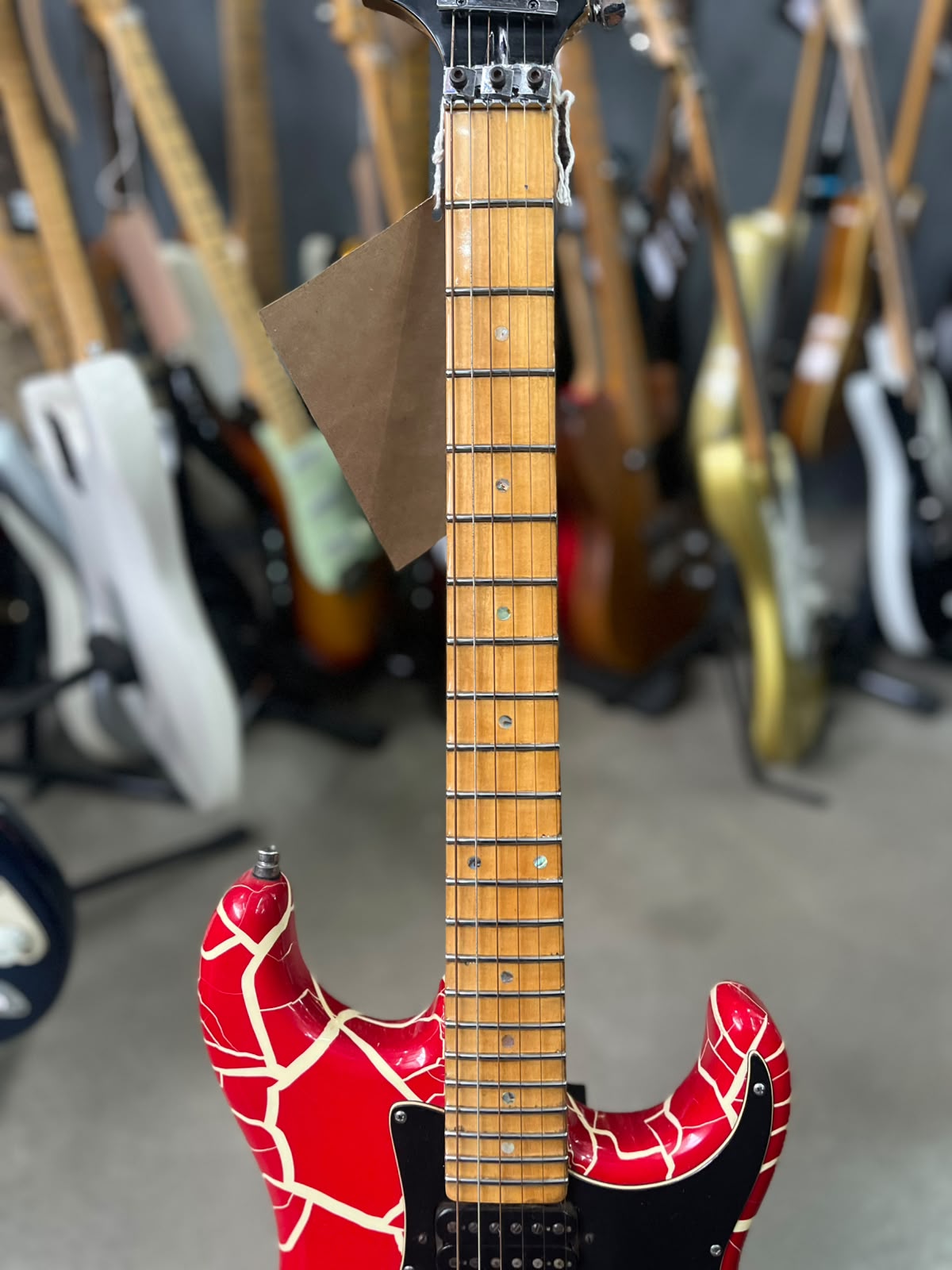 Guitarra Tagima  Modelo : Juninho Afram com Floyd vermelha miniatura 5