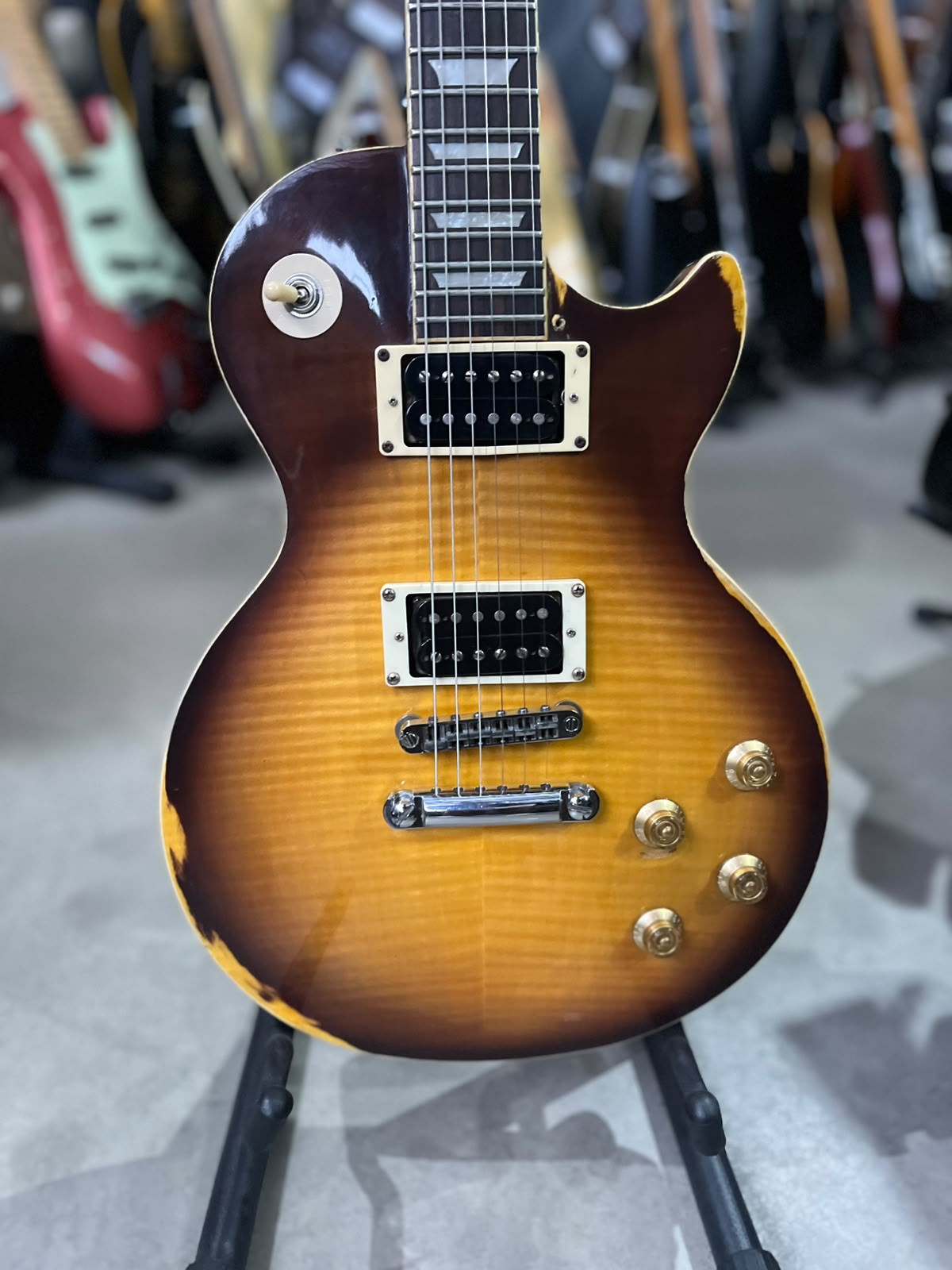 Guitarra Epiphone Standard Les Paul  Brown burst