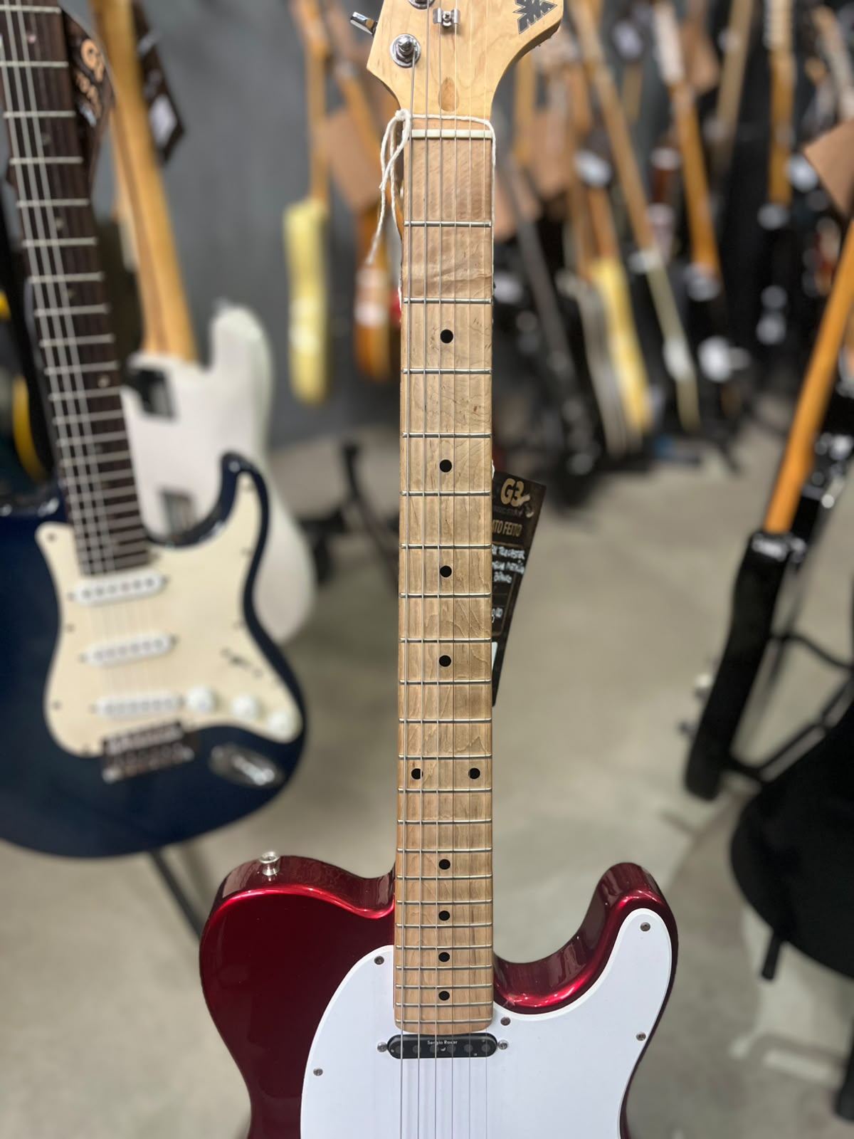 Guitarra PHX telecaster VERMELHA ( Sérgio Rosar) miniatura 4