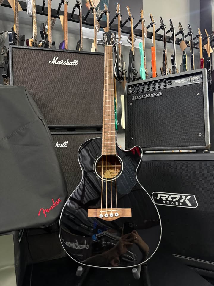 Baixolão fender CB-60SCE preto