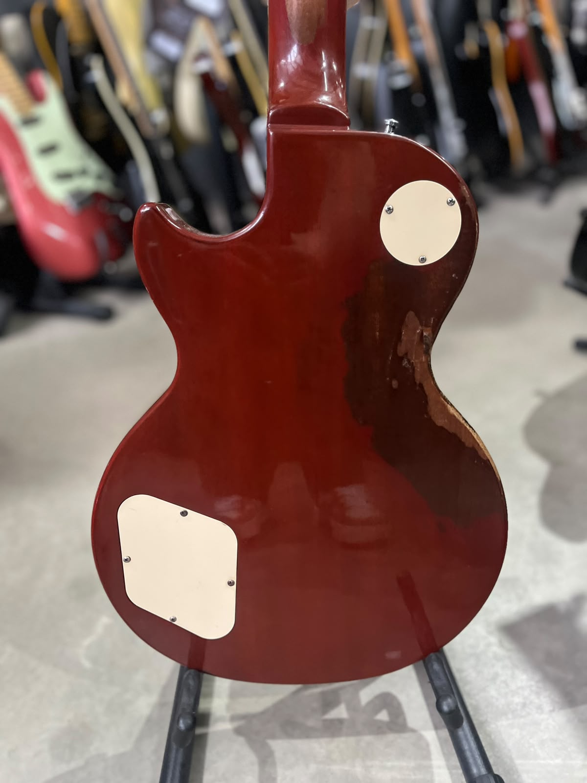 Guitarra Epiphone Standard Les Paul  Brown burst miniatura 7